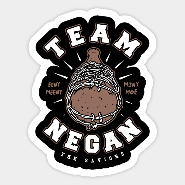 Team Negan Sticker by Olipop